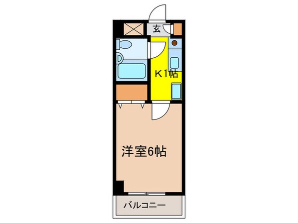 パピヨン大南の物件間取画像